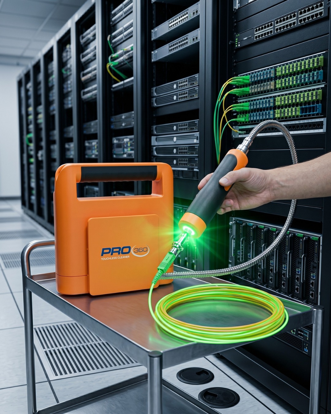 Solución MicroCare para limpieza especializada de conectores de fibra óptica